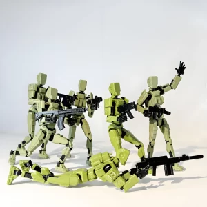3D Printed Mannequin Dummy 13 Soldier Special Forces 2.0 Series Action Figures Toys Multi-Jointed Movable Shapeshift Robot Gifts 6