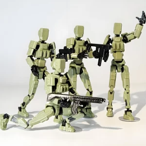 3D Printed Mannequin Dummy 13 Soldier Special Forces 2.0 Series Action Figures Toys Multi-Jointed Movable Shapeshift Robot Gifts 5