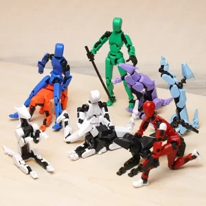 New Titan 13 Action Figures T13 Figure 3D Printed Multi-Jointed Movable Lucky 13 Action Figure Nova Figure Dummy Have Luminous 6