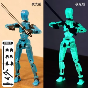 New Titan 13 Action Figures T13 Figure 3D Printed Multi-Jointed Movable Lucky 13 Action Figure Nova Figure Dummy Have Luminous 5