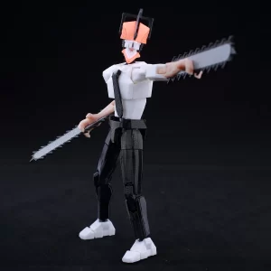 9L3D Chainsaw Man Titan13 Anime Multi Jointed Action Figure Creative Collectible for Desk Decoration Jutsu Kaisen Gojo Model T13 2