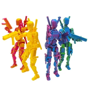 Multi-Jointed Movable Shapeshift Robot Titan 13 Action Figures 3D Printed Mannequin Dummy Toys Kids Adults Children Game 1