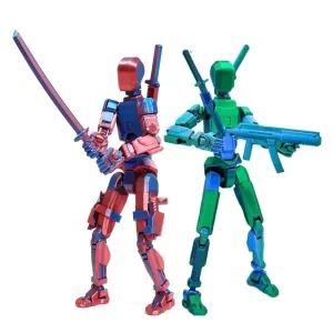 Multi-Jointed Movable Shapeshift Robot Titan 13 Action Figures 3D Printed Mannequin Dummy Toys Kids Adults Children Game 6