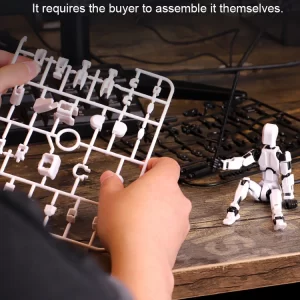 Titan 13 Action Figure 3D Printed Multi Joint Movable Doll Lucky Dummy 13 Robot Child Assembled Toys for Kids Stress Relief Toys 6