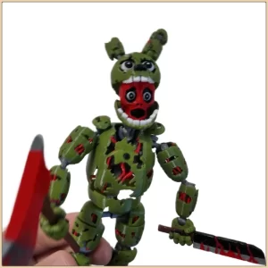 3D Printed Five Nights at Freddy's 3 Springtrap T13 Action Figure Multi-Jointed Movable Shapeshift Toy for Collectors toys gift 2