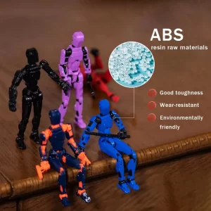 Titan 13 Action Figure 3D Printed Multi Joint Movable Doll Lucky Dummy 13 Robot Child Assembled Toys for Kids Stress Relief Toys 4