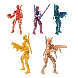 Multi-Jointed Movable Shapeshift Robot Titan 13 Action Figures 3D Printed Mannequin Dummy Toys Kids Adults Children Game 3