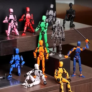 Titan 13 Action Figures T13 Figure 3D Printed Multi-Jointed Movable Lucky 13 Action Figure Nova 13 Action Figure Dummy 1