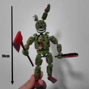 3D Printed Five Nights at Freddy's 3 Springtrap T13 Action Figure Multi-Jointed Movable Shapeshift Toy for Collectors toys gift 3