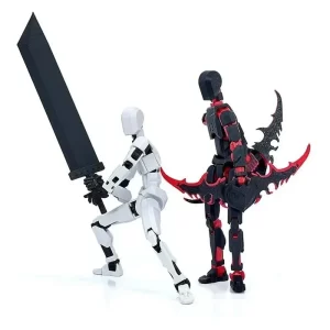 3D Printed Movable Shapeshift Robot Action Figuras 3rd Generation Lucky 13 Figure Toys Dummy DIY Mannequin Decompression Toys 2