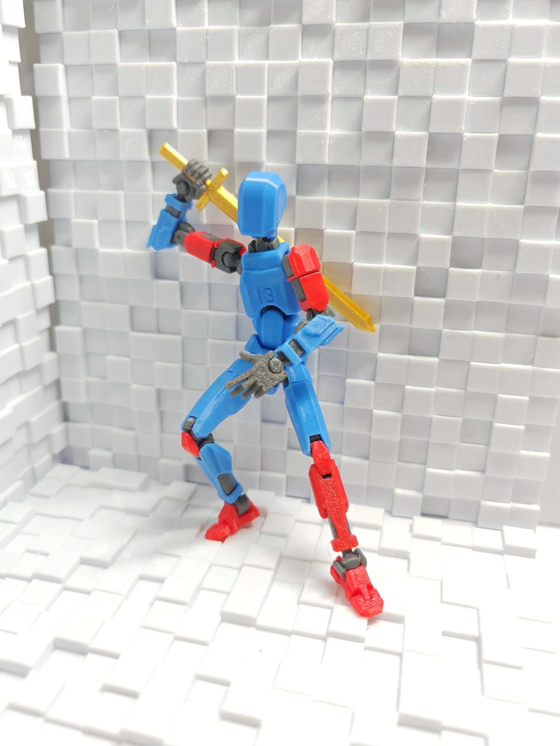 T13 Action Figure from photo — preview and final 3D printed mini figure